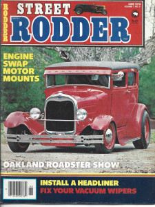 STREET RODDER 1978 JUNE - ENGINE SWAP MOTOR MOUNTS, FIX VACUUM WIPERS